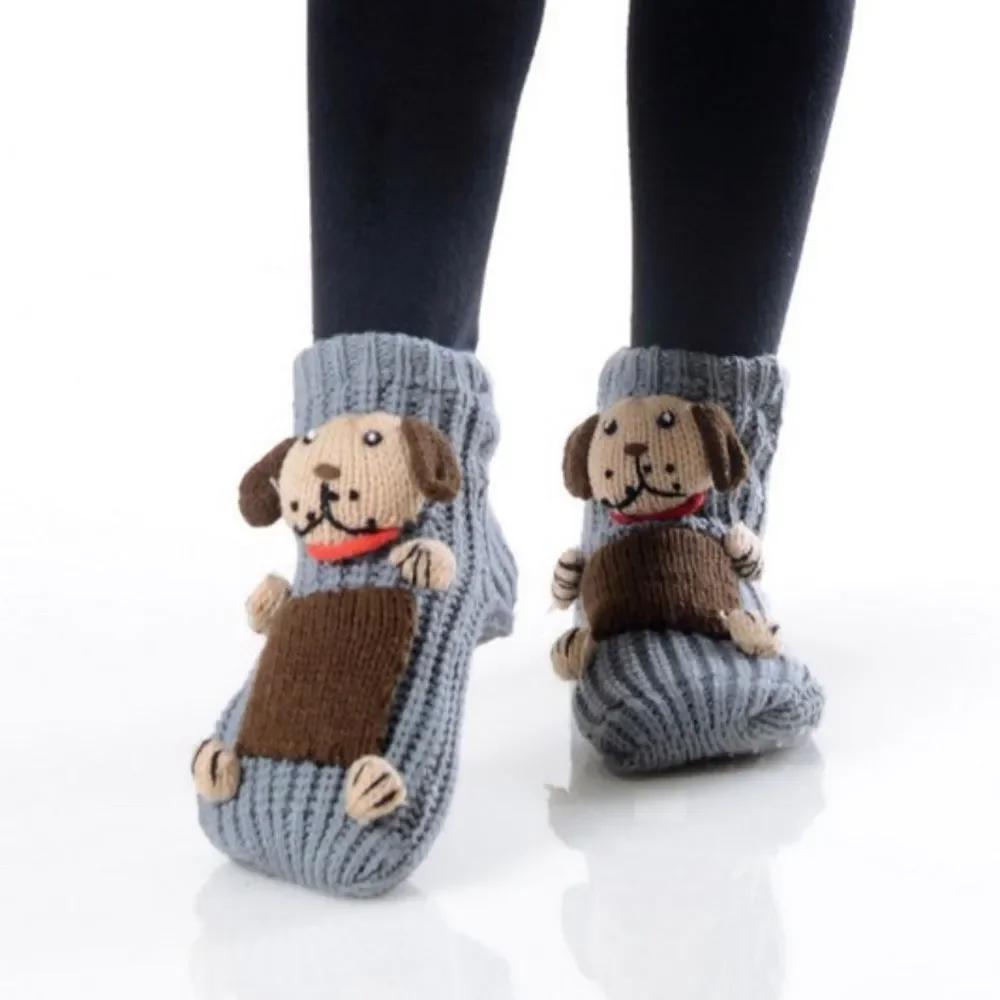 Kids 3D Animal Slipper Sock With Grip - Picture 5 of 8